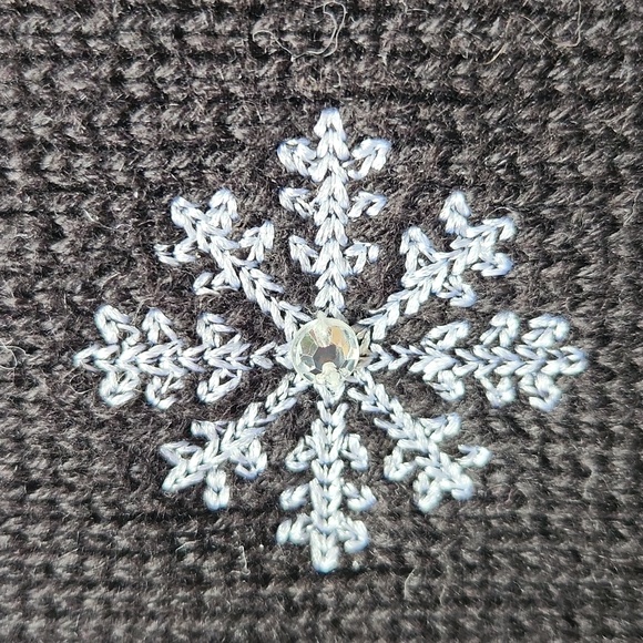 Vintage Holiday Editions, Christmas Embroidered Snowman Winter Wonderland Vest - Picture 4 of 11